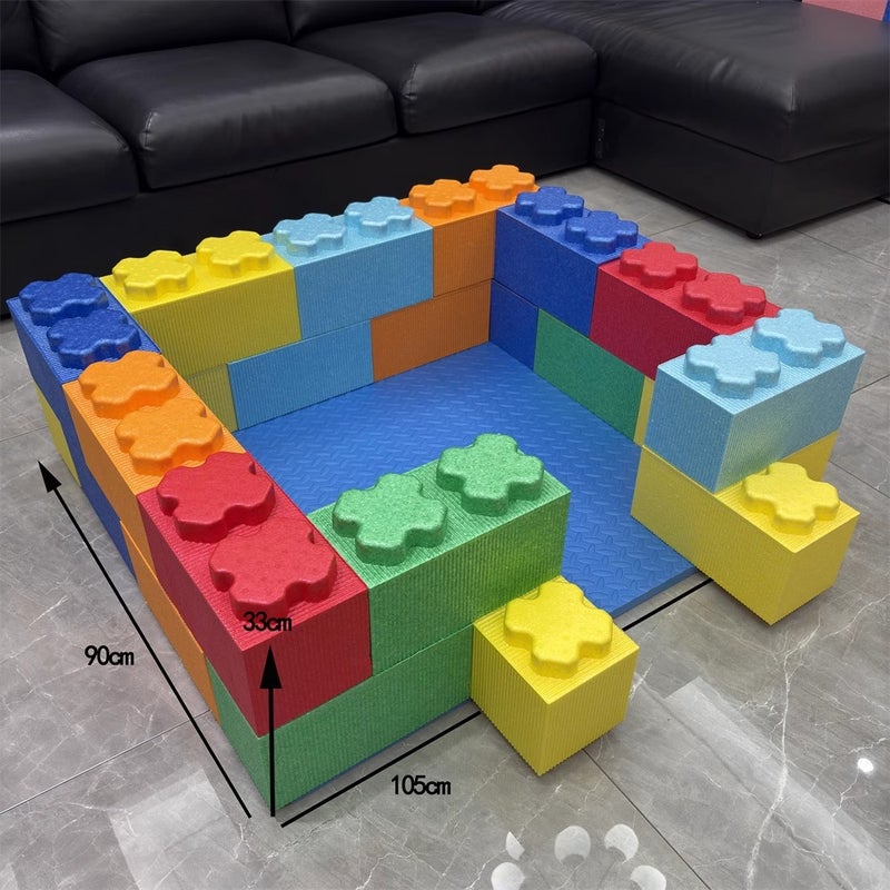 Foam Building Blocks, Extra-Large Bricks, Amusement Park, Large Children'S Playground, Giant Fence, Large Epp Building Blocks - Image 1